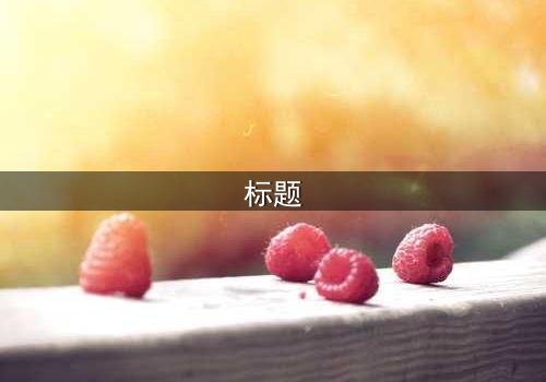 标题