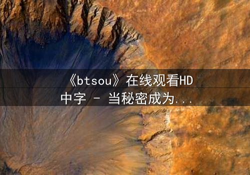 《btsou》在线观看HD中字 - 当秘密成为生存的唯一筹码