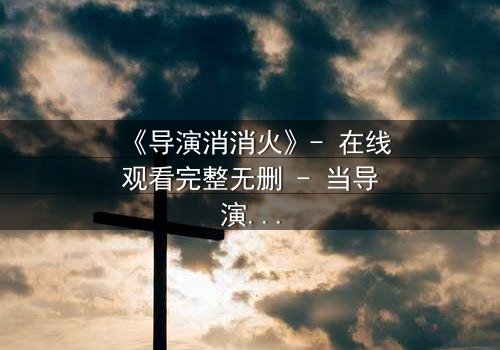 《导演消消火》- 在线观看完整无删 - 当导演的怒火点燃,谁能扑灭这场风暴?