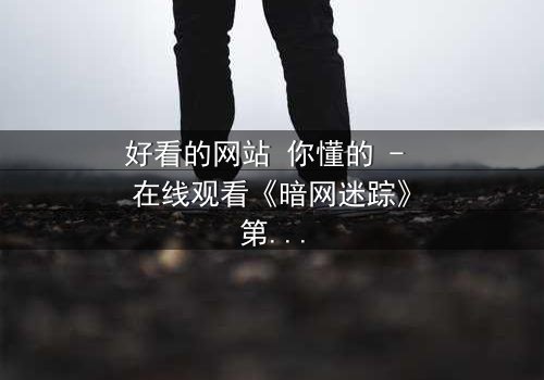 好看的网站 你懂的 - 在线观看《暗网迷踪》第3集 - 真相背后,你敢点开吗?