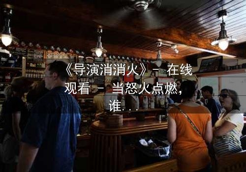 《导演消消火》- 在线观看 - 当怒火点燃,谁将引爆真相?