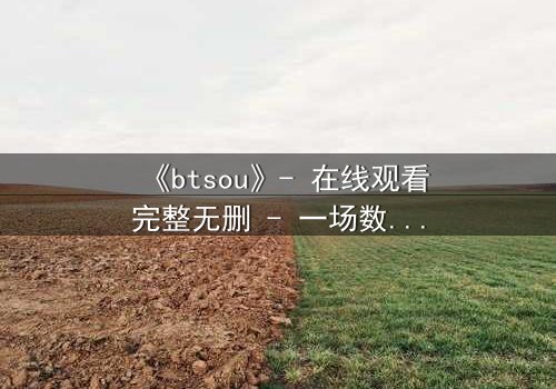 《btsou》- 在线观看完整无删 - 一场数字迷宫中的生死较量